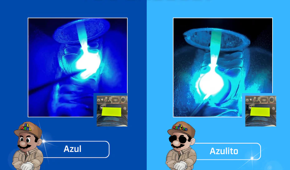 PIPELINERS CLOUD Fixed Blue Shade Welding Lens "El Azul or El Azulito"