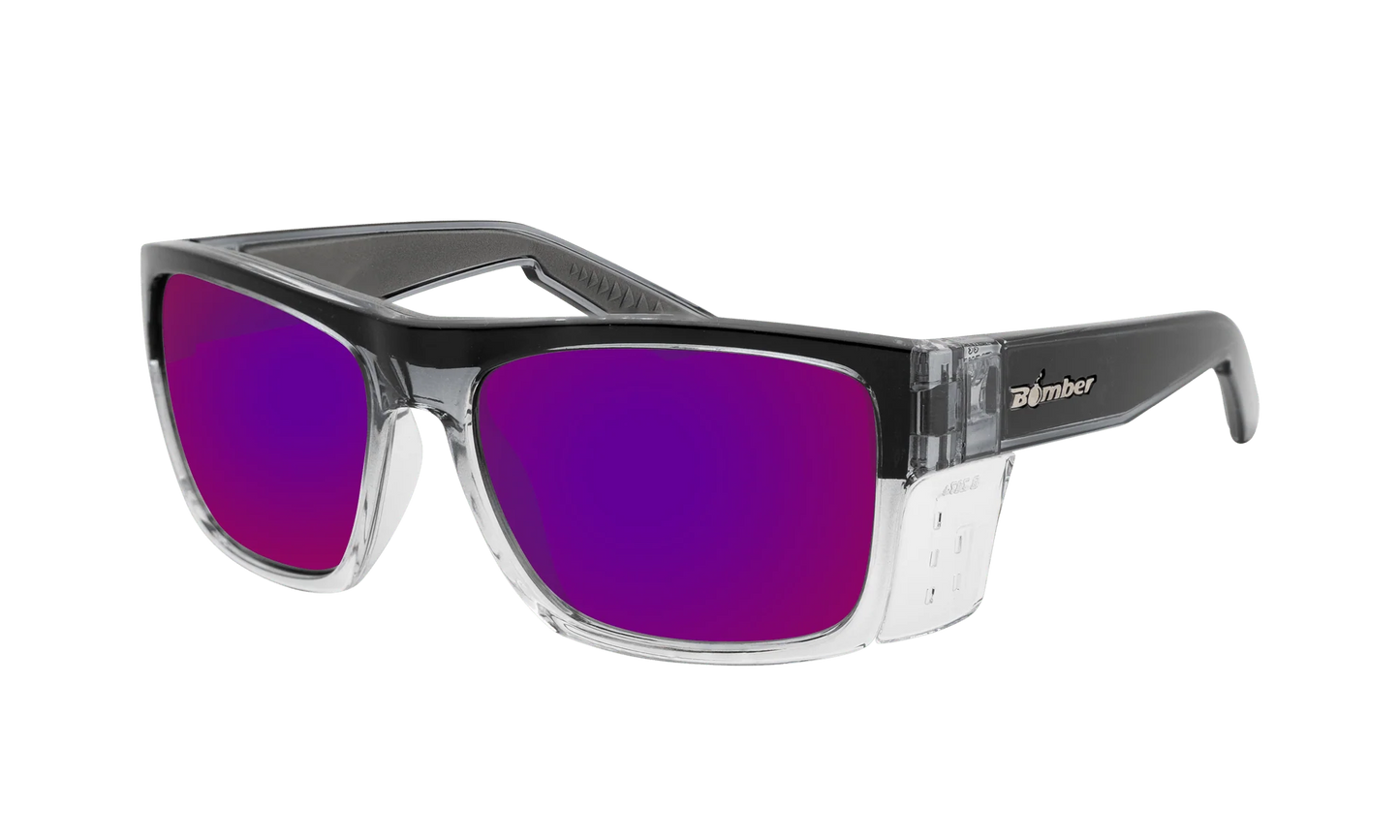 CLUTCH Safety - Polarized Revo Pink Mirror Crystal