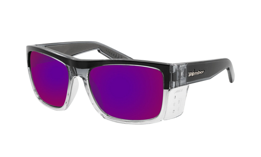 CLUTCH Safety - Polarized Revo Pink Mirror Crystal