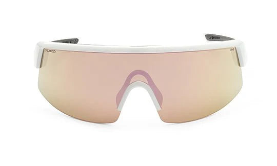 BOMB RIPPA Safety - Polarized Rose Gold Pink Mirror White