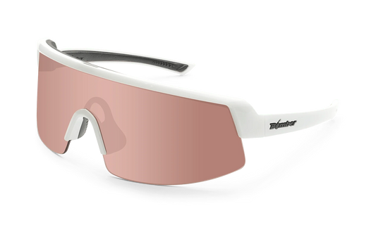BOMB RIPPA Safety - Polarized Rose Gold Pink Mirror White