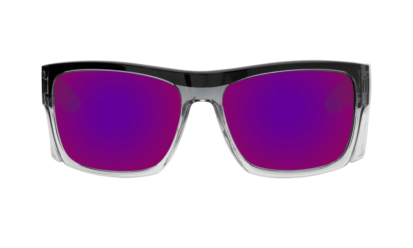 CLUTCH Safety - Polarized Revo Pink Mirror Crystal