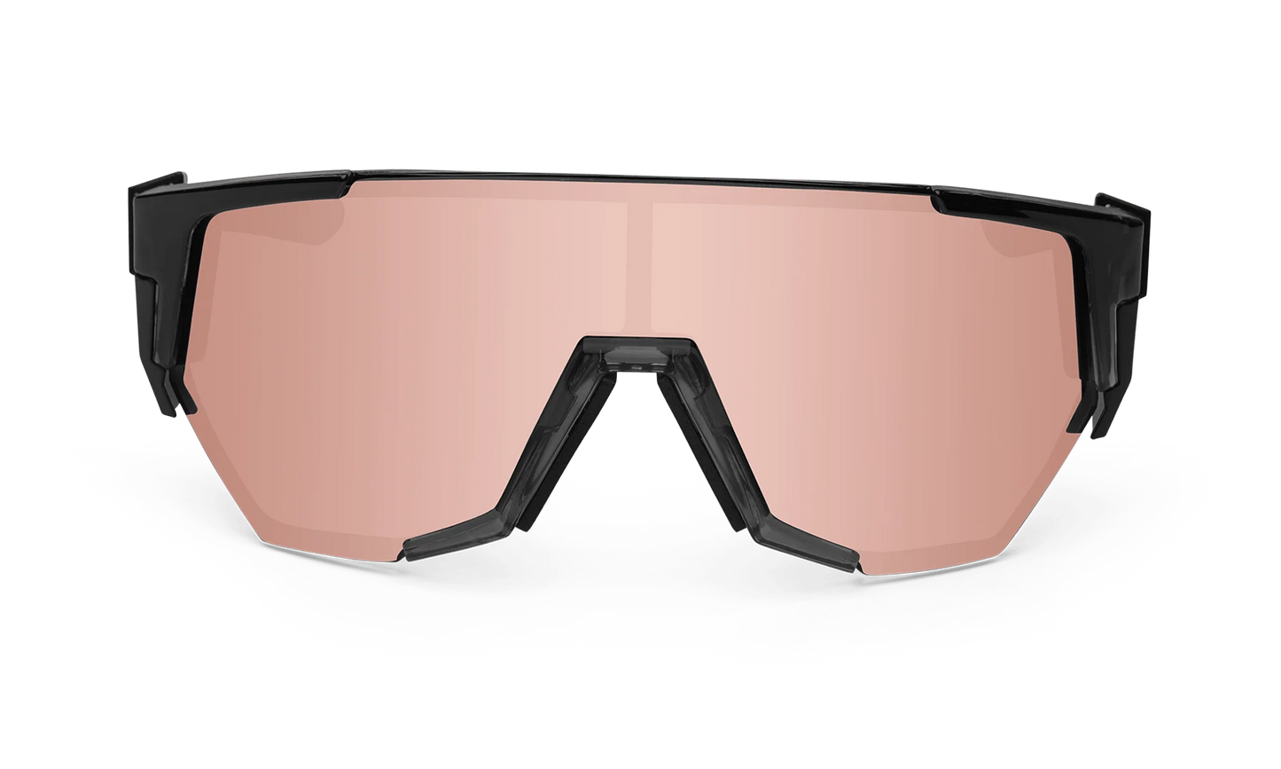 JAGER Bomb Safety - Polarized Rose Gold Pink Mirror Crystal
