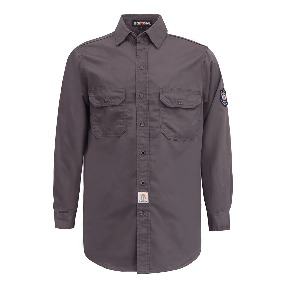 Bocomal Solid Button Up