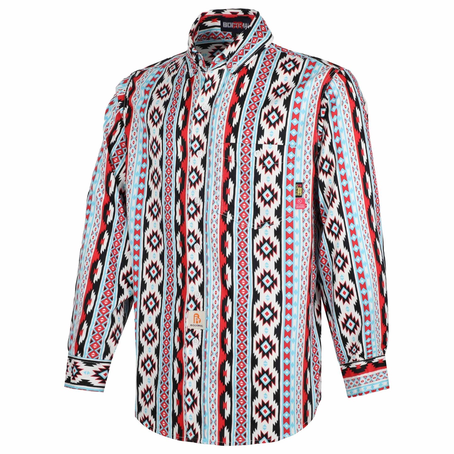 Bocomal Printed Bohemia Button Down
