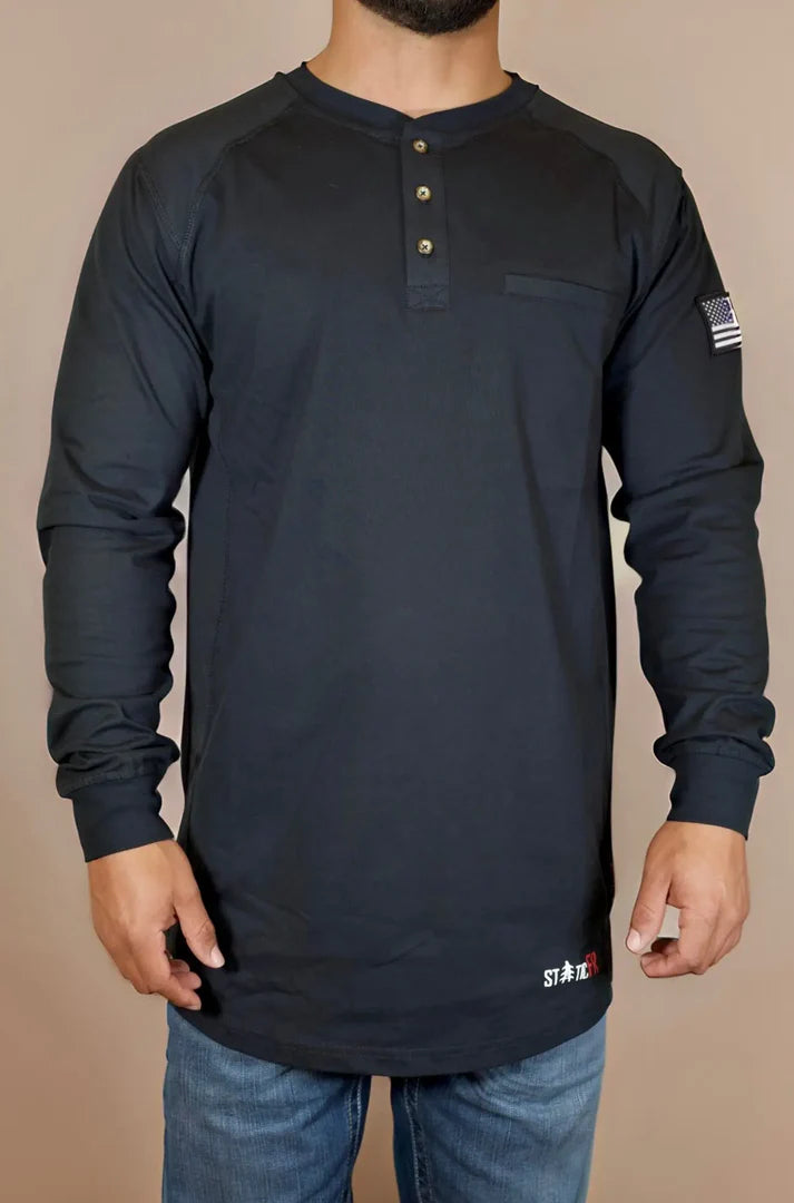 Static Henley LS