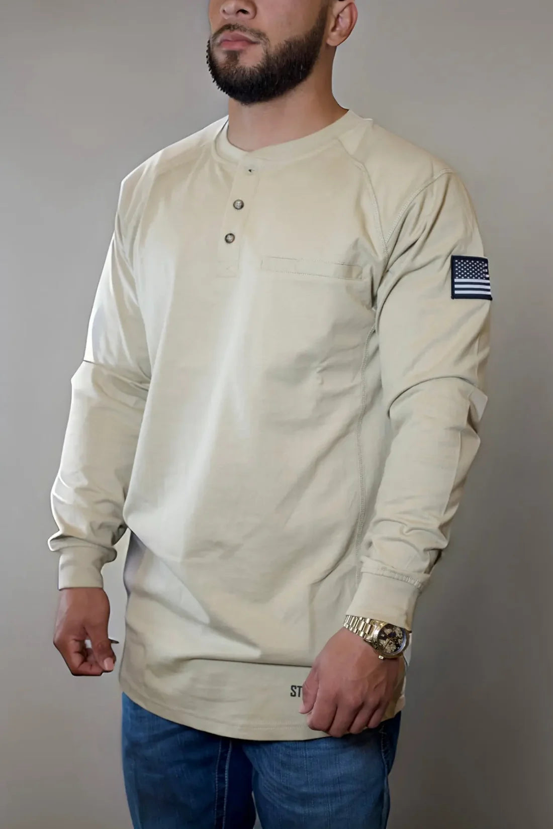Static Henley LS