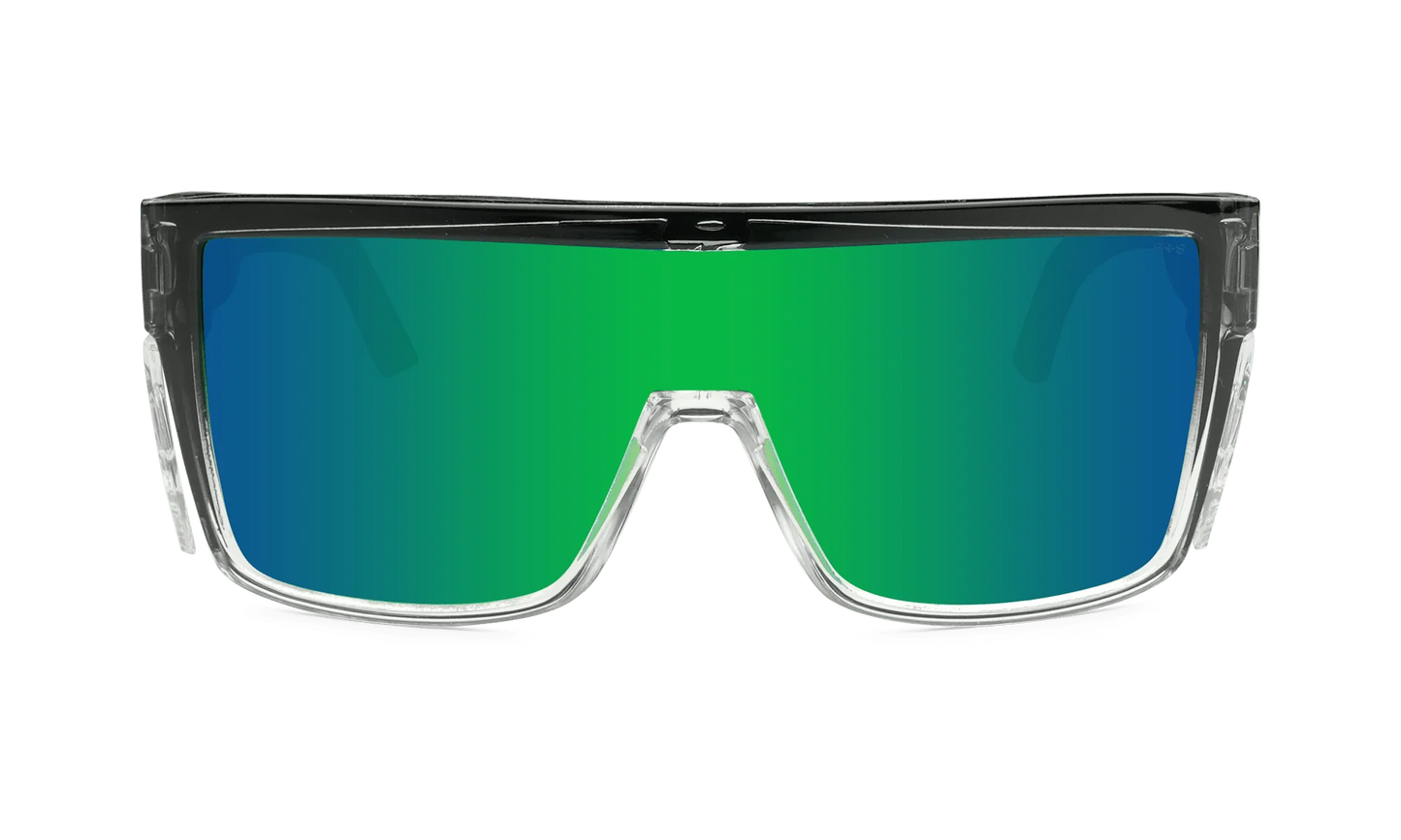 BUZZ Bomb Safety - Polarized Green Mirror Crystal