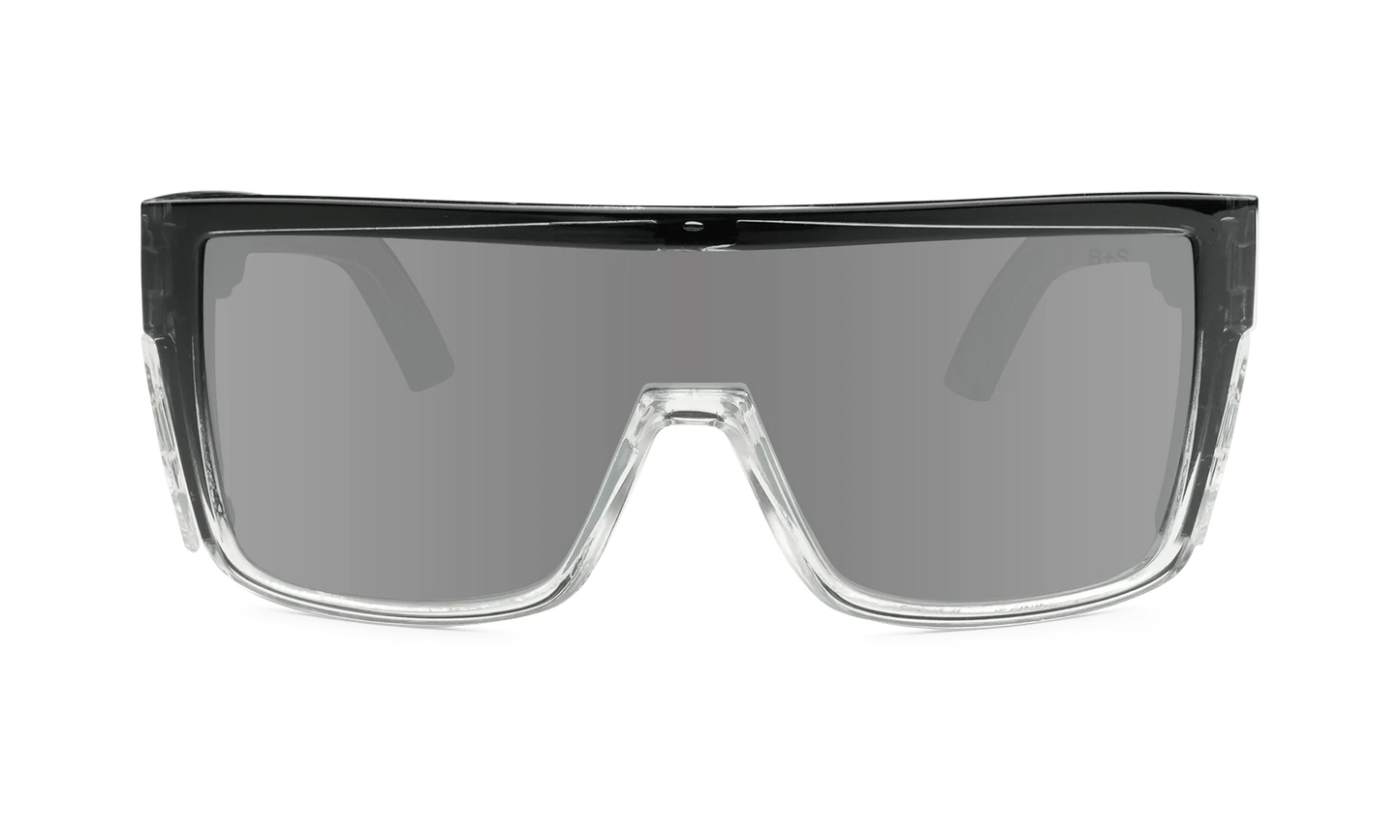 BUZZ Bomb Safety - Polarized Silver Mirror Crystal
