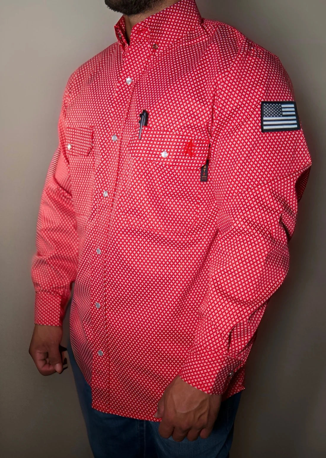 Static Pearl Snap Longsleeve